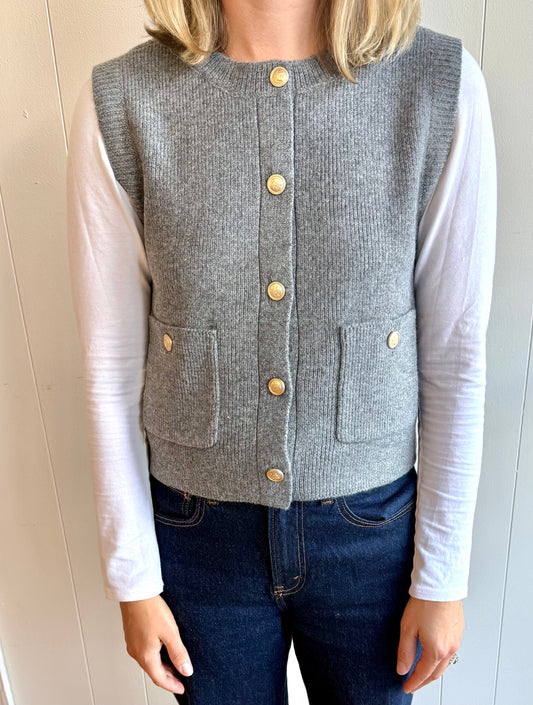 CREWNECK SWEATER VEST