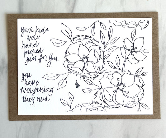 Hand Picked 4x6 Art Print