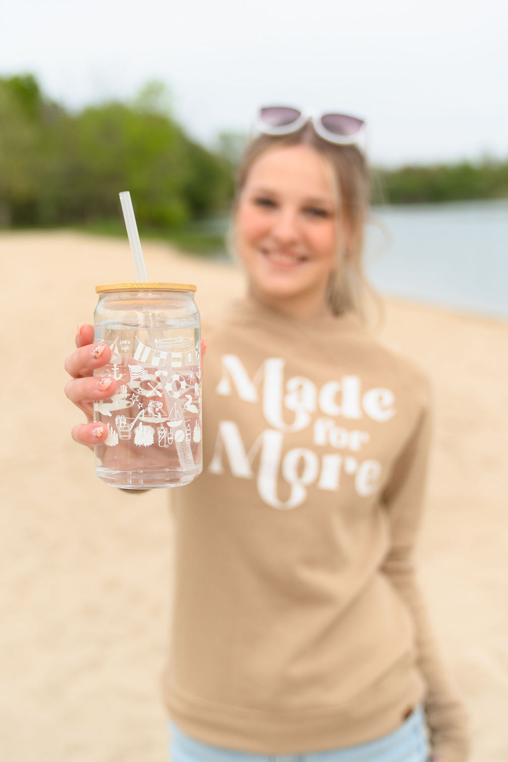 Lake Life Can Glass