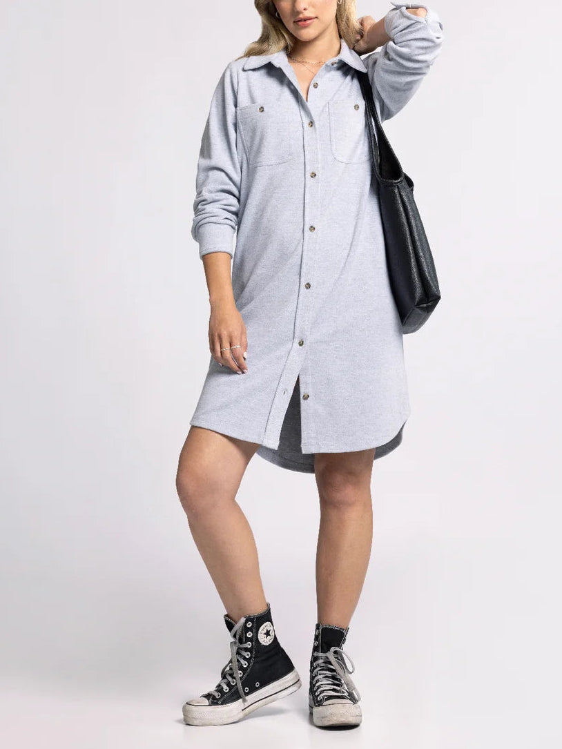 Leslie Dress - Grey