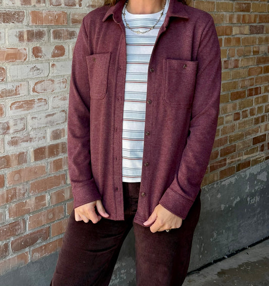 Lewis Shirt - Burgundy