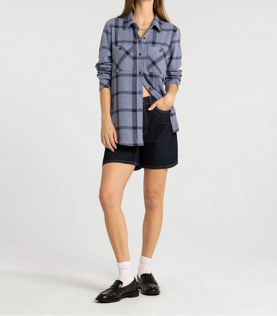 Lewis Shirt - Navy Windowpane