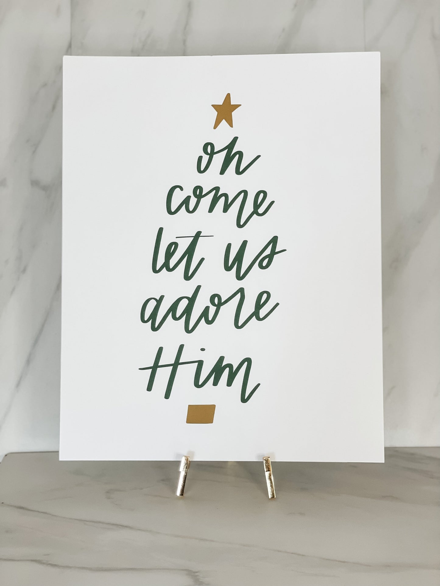 Let Us Adore Him Art Print