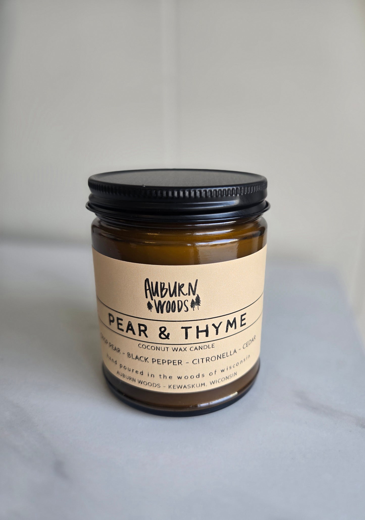 Auburn Woods Small Candle