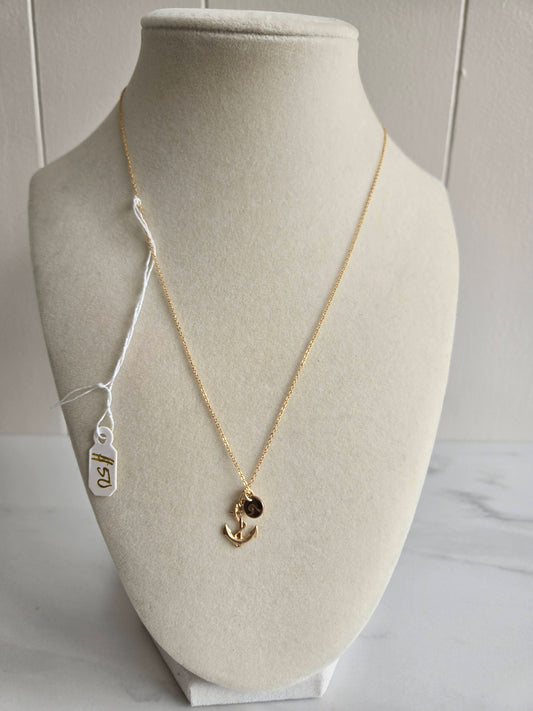 Spreading Sonshine Anchor Necklace