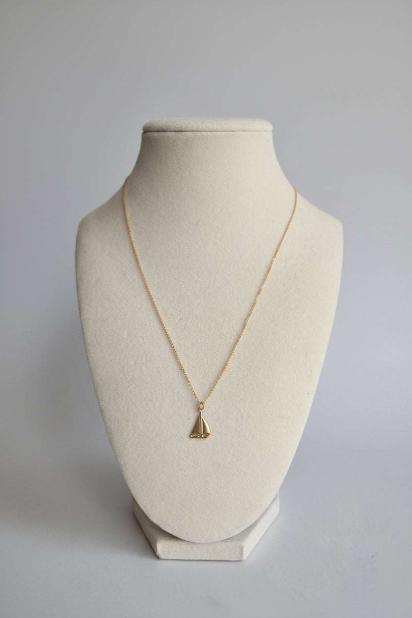 Spreading Sonshine Sailboat Necklace
