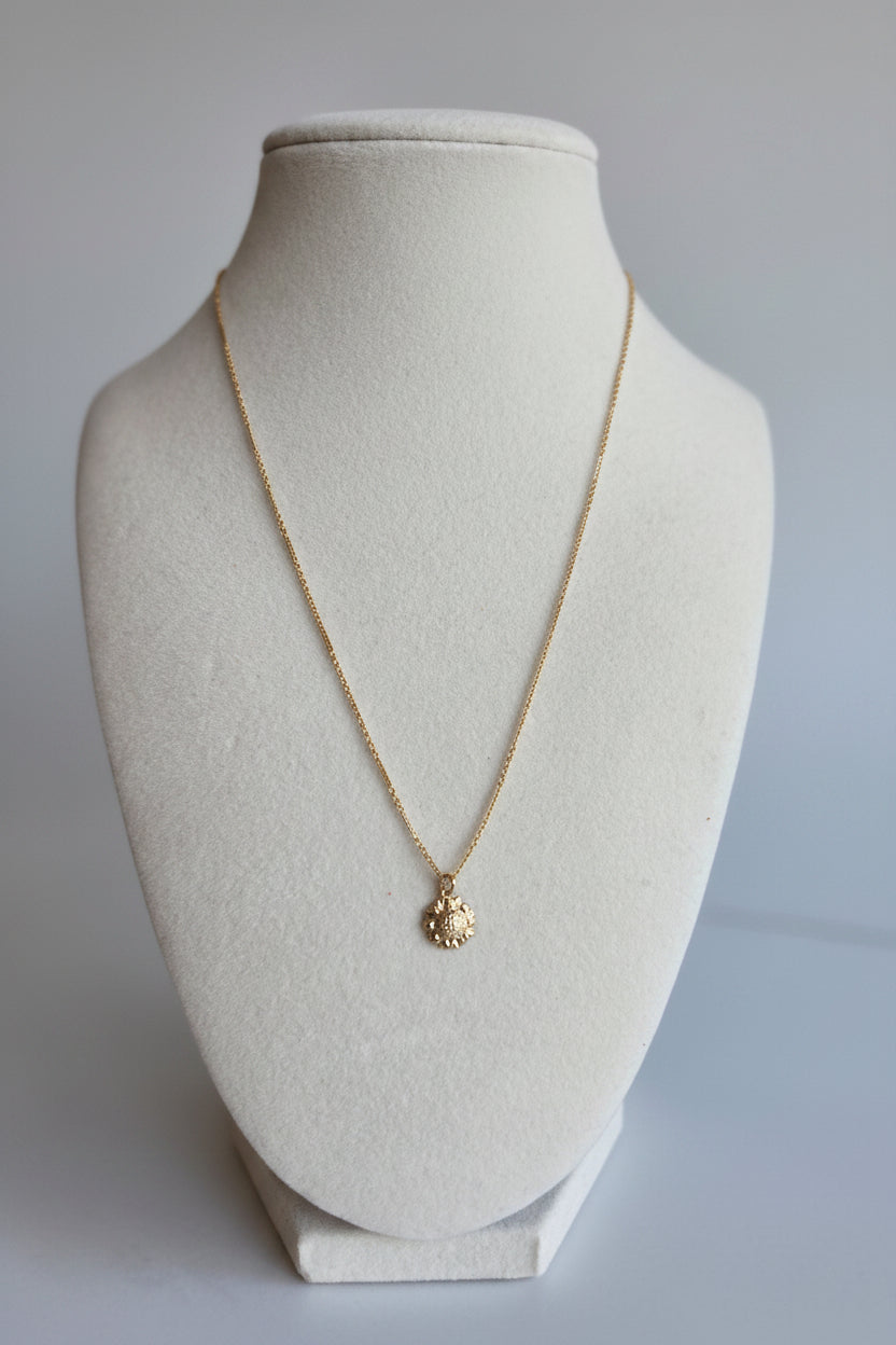 Spreading Sonshine Sunflower Necklace