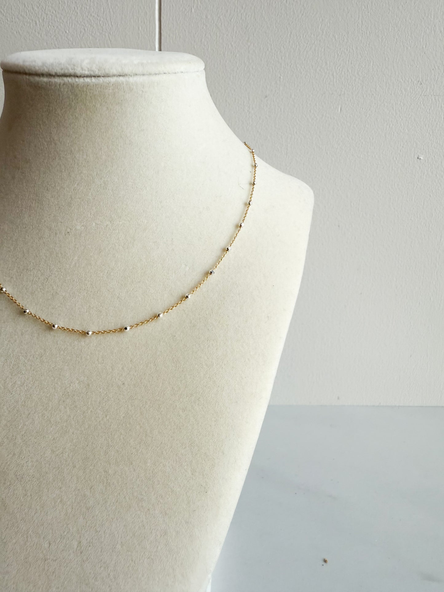 Spreading Sonshine Two-Tone Satellite Necklace