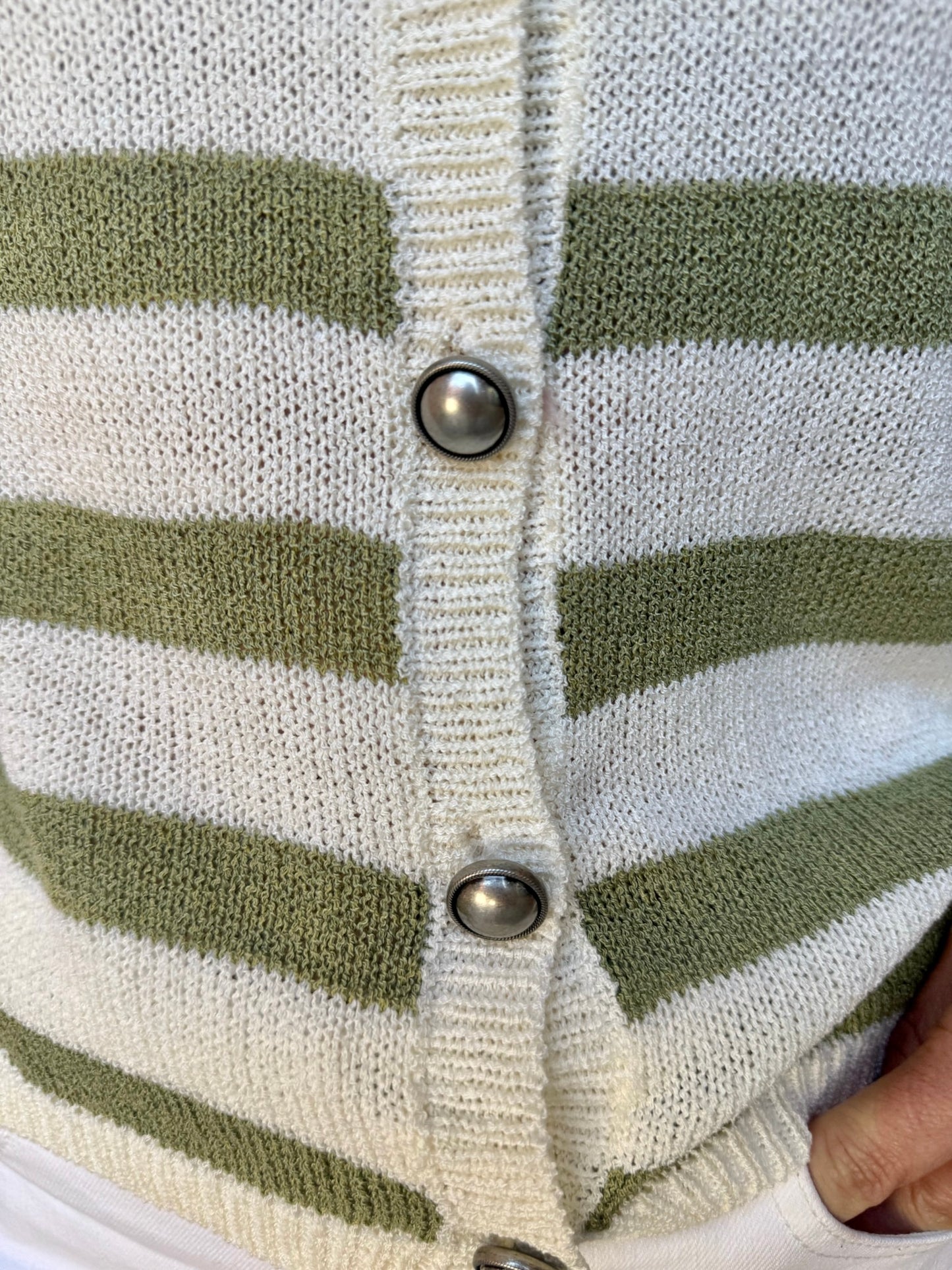 Striped Knit Vest Top