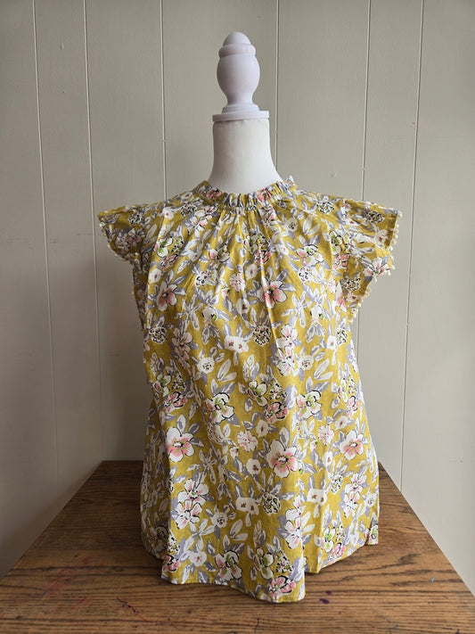 Yellow Floral Top