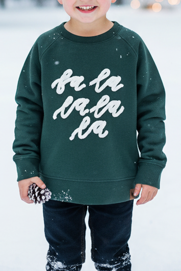 Fa la la Crewneck Sweatshirt Youth & Toddler