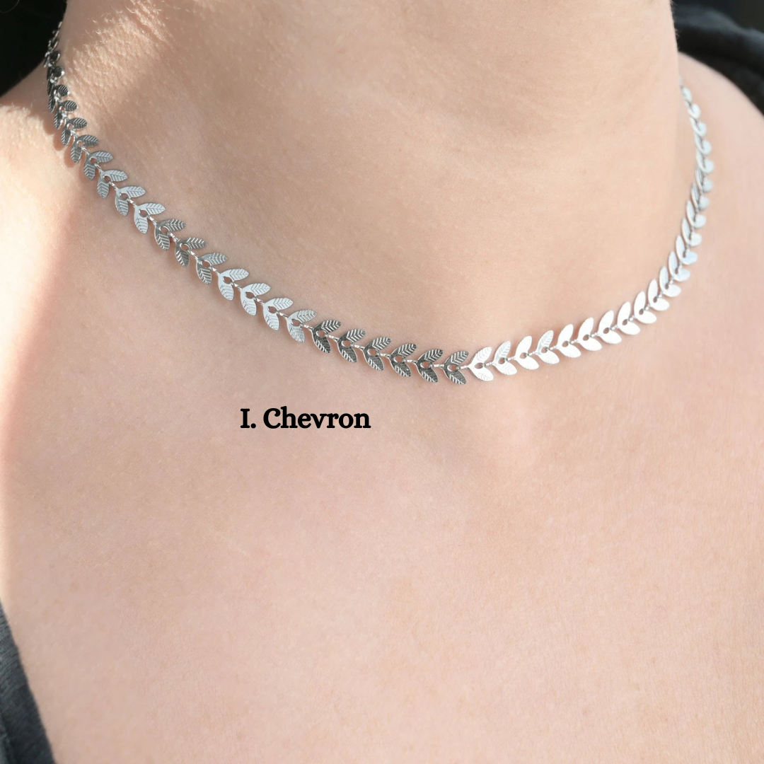 Silver Layering Necklaces - Stainless Steel