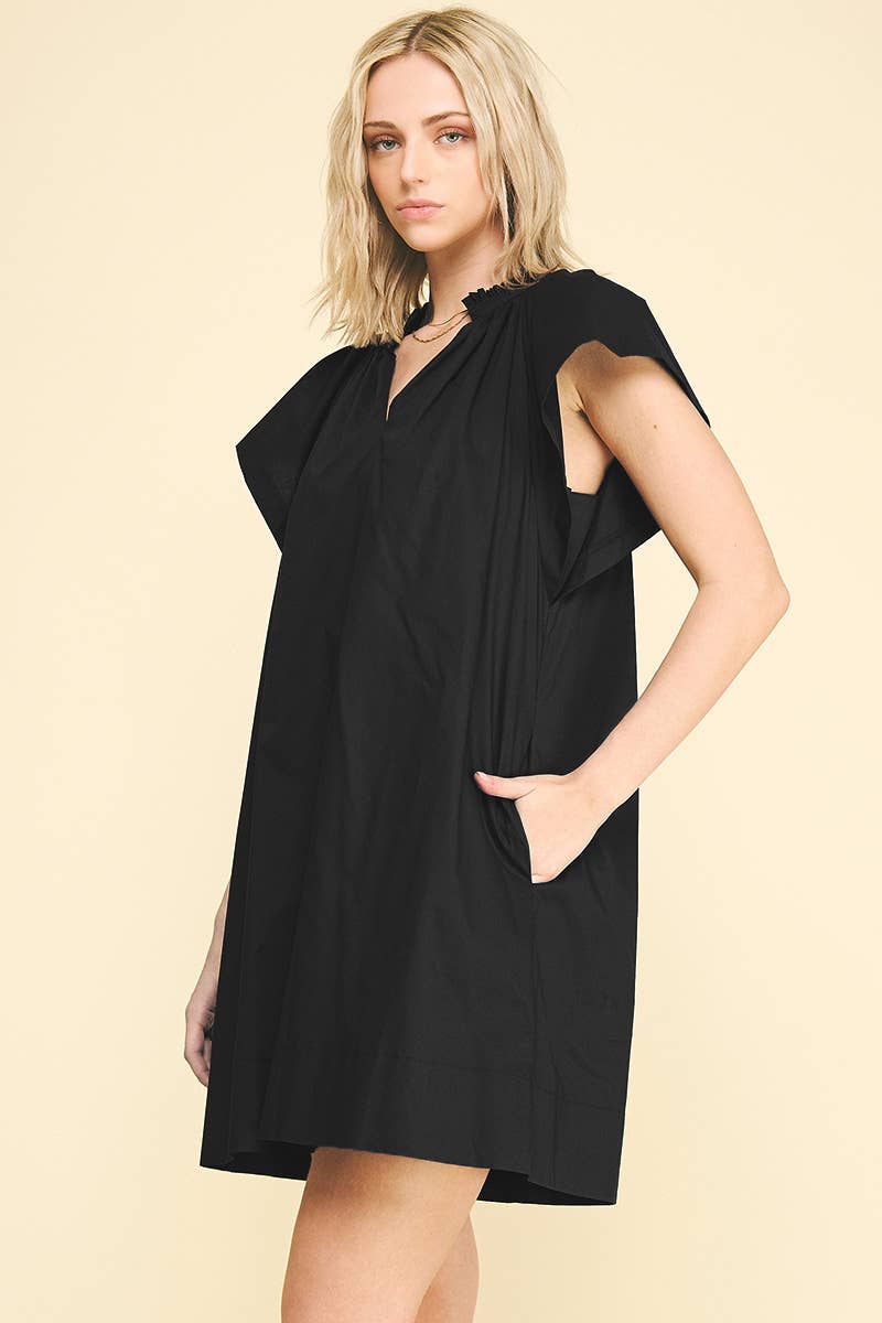 Black Tunic Mini Dress