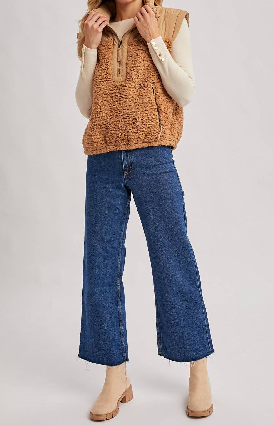 Sherpa Pullover Vest
