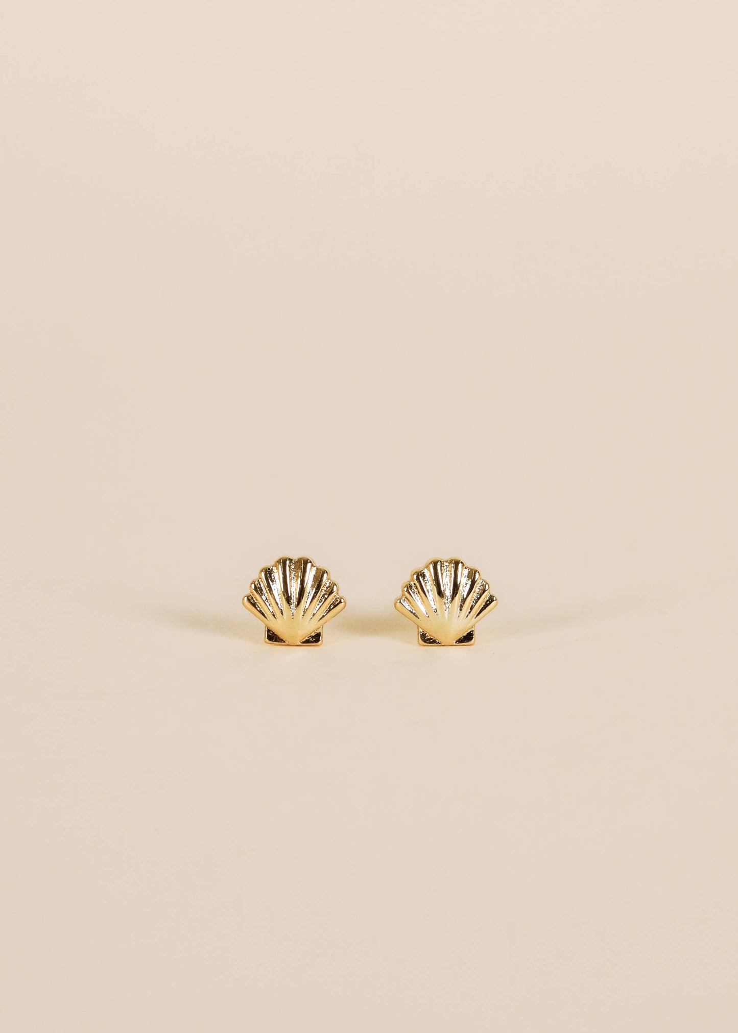 Seashell Gold Earrings