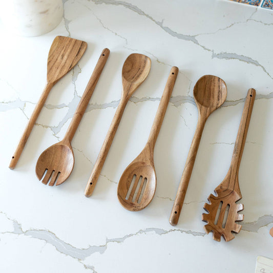 Acacia Wooden Serving Utensils