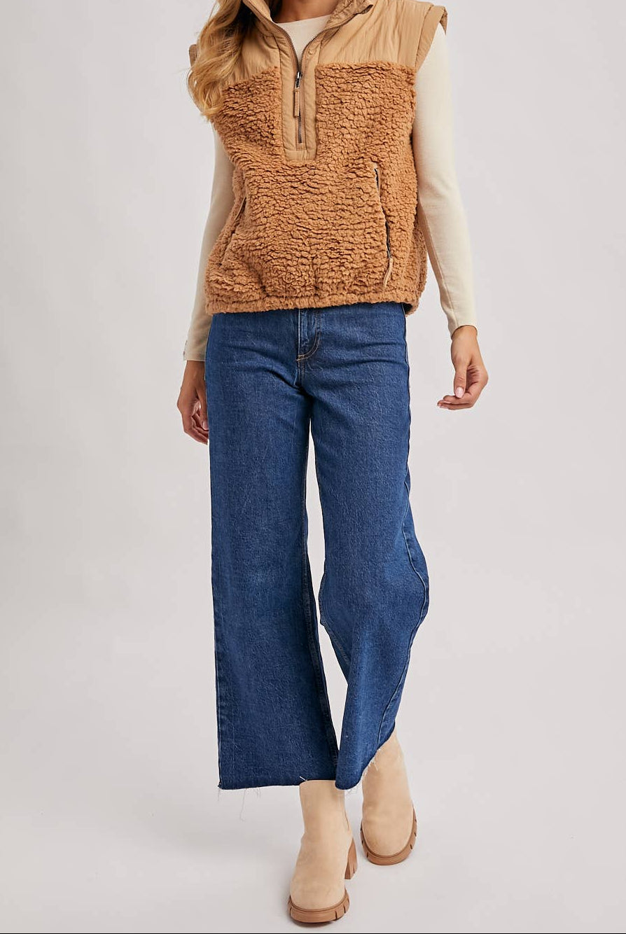 Sherpa Pullover Vest