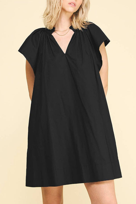 Black Tunic Mini Dress