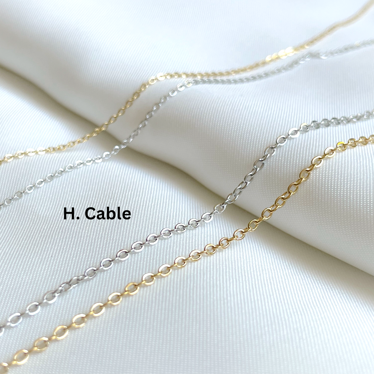 Silver Layering Necklaces - Stainless Steel