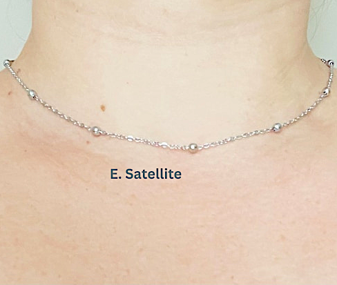 Silver Layering Necklaces - Stainless Steel