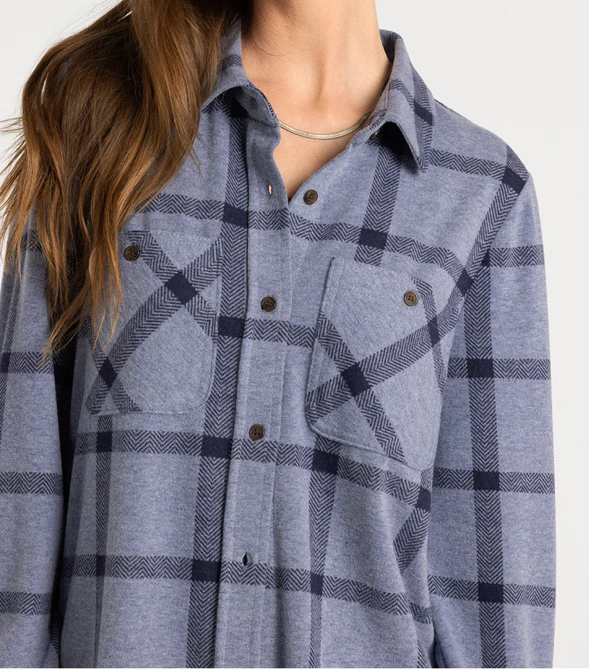 Lewis Shirt - Navy Windowpane