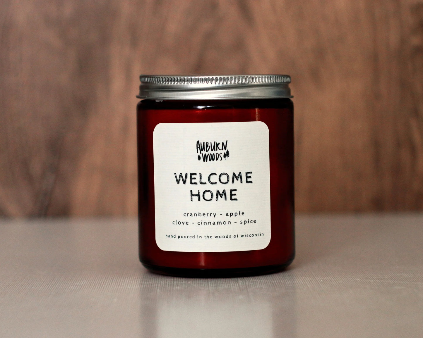 Auburn Woods Small Candle